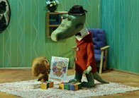 Чебурашка идет в школу