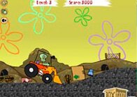 Сквидвард на тракторе